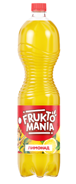 Напиток безалког. сильногазирован. "Fruktomania" 1,5л Лимонад Оригинальный 1уп/6шт