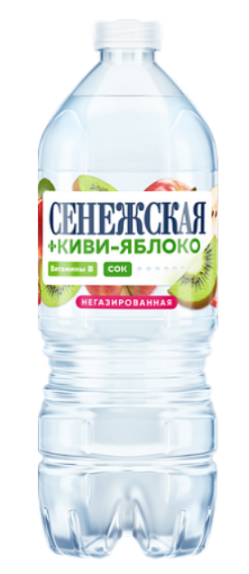 Сенежская + Киви-Яблоко 1л негаз Пэт 1уп/6шт
