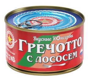 ВК 240г Гречотто с ЛОСОСЕМ ключ б/к 1кор/12шт