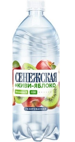 Сенежская + Киви-Яблоко 1л газ Пэт 1уп/6шт