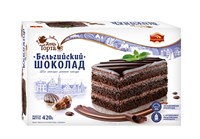 Торт Бельгийский шоколад 0,42кг (1кор/6шт)