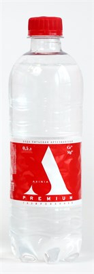 Вода питьевая артезианская "Аксинья" под ТМ "A-Premium" газированная, 0,5лх12