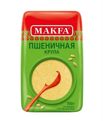 Крупа пшеничная "Артек" "MAKFA" 0,7x6 (СОСНОВКА, пл)
