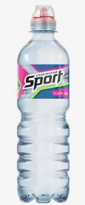 Вода минеральная природная столовая питьевая "Сенежская Sport" негазированная 0,5л 1уп/12шт