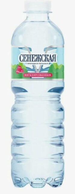Вода природная питьевая "Сенежская" негазированная 0,5л 1уп/12шт