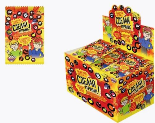Жевательные конфеты «Сделай пранк!», 1кор*20бл*30шт,15 г