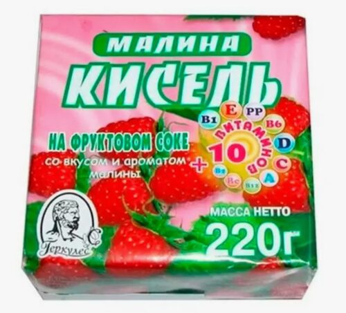 Кисель брикет 220гр/48 шт. Вишня