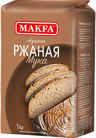 Мука ржаная "MAKFA" (1кг)x8 (Володарский) (ВОЛОДАРСК, фасовка (1кг))