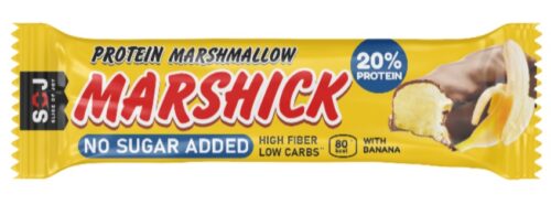 MARSHMALLOW протеиновый батончик SOJ с бананом глазир. без доб. сахара 30г 64шт(4шб*16шт)