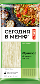 Изделия макаронные ЛАПША БОБОВАЯ "ФУНЧОЗА" "MAKFA" 0,2x10 (ОМСК, пл, "MAKFA")
