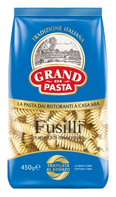 Изделия макаронные FUSILLI (Фузилли) А в/с 0,45x12 (АНСЕЛЬМО, пл, "GRAND di PASTA")