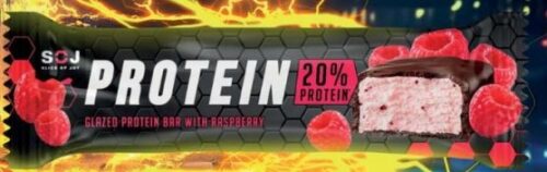 Протеиновый батончик "Protein SOJ" со вкусом малины 1шоубокс (20шт*50г)
