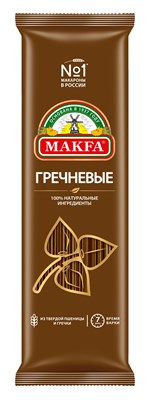 Изделия макаронные СПАГЕТТИ ГРЕЧНЕВЫЕ А 2/с гречн. 0,5x20 (БРАЙБАНТИ, пл, "MAKFA")