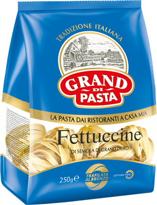 Изделия макаронные FETTUCCINE (Феттучине) А в/с 0,25x12 (новая GP) (ПАВАН, пл, "GRAND di PASTA")