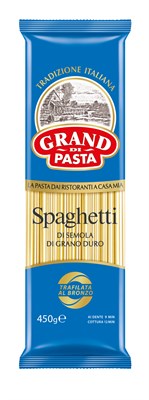 Изделия макаронные SPAGHETTI (Спагетти) А в/с 0,45x20 (FAVA, пл, "GRAND di PASTA")