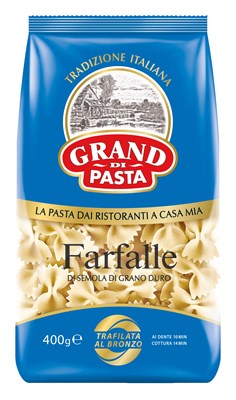 Изделия макаронные FARFALLE (Фарфалле) "GP" А в/с 0,4x12 "GRAND di PASTA"