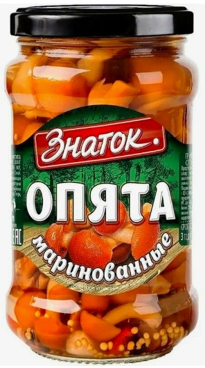 ЗНАТОК Опята маринованные 280 гр (12)