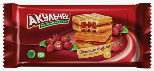 Вафли Венские 100г. 1х22 Земляника
