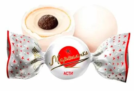 Марсианка конфеты весовые 1кг. 1х4 Асти (П-90 Р-10)