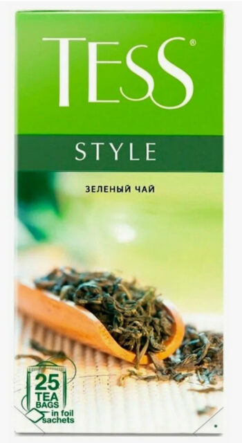 Тесс 25пак*10шт Стайл чай пак.зеленый 1179-10 (П-140,Р-14)