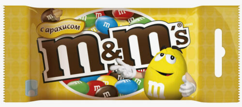M&Ms Драже 45г/5*32 с Арахисом Арт.000773 (П- 63,Р-9)