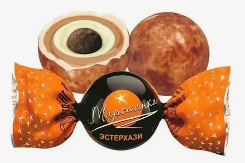 Марсианка конфеты весовые 1кг. 1х4 Эстерхази (П-90 Р-10)