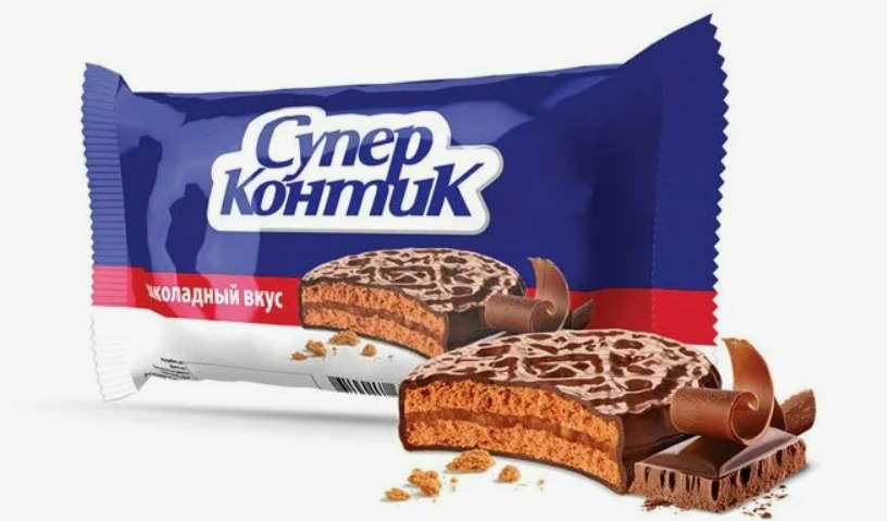 Супер-Контик 100г/50 Печенье Шоколад (П-80,Р-8)