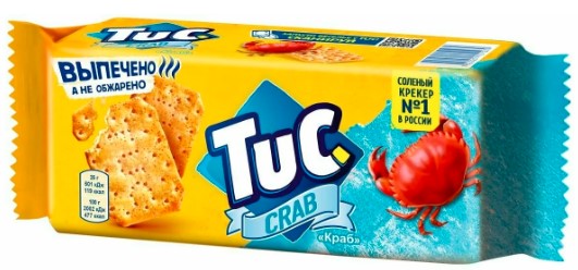 Тук крекер 100г.1х24шт Краб 860 (П-120 Р-12)