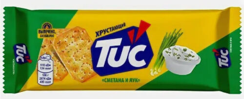 Тук крекер 100г.1х24шт Сметана/Лук 865 (П-120 Р-12)
