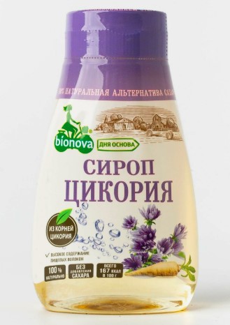 Сироп цикория без добавления сахара Bionova® 230 гр 1кор/6шт