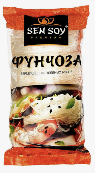 Вермишель Фунчоза 200г 1х16 Сэнсой Премиум (П-66 Р-11)