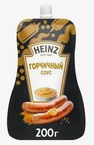 Соус (Хайнц) 200г 1х14 Горчичный Дой-пак (133)