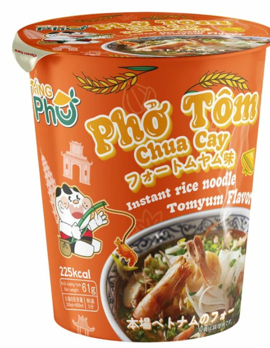 Лапша KING PHO АЗБУКА ПРОДУКТОВ рисовая бп Том Ям Вьетнам 61г/24