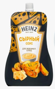 Соус (Хайнц) 200г 1х14 Сырный Дой-пак (133)