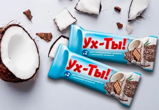 Батончик Ух-Ты! 30г.1х24 С кокосовой начинкой (П-432) 70160
