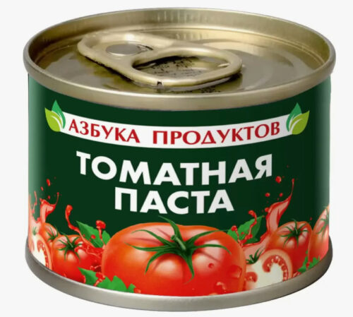 Томатная паста АЗБУКА ПРОДУКТОВ 28-30% 70г/50