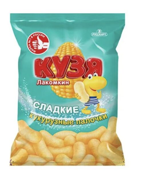 Кукурузные палочки Кузя 140г. 1х12 (П-36)