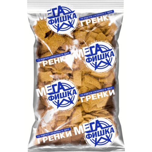 Гренки "Мега Фишка" ржаные (сметана/лук) 300гр 1кор/8шт
