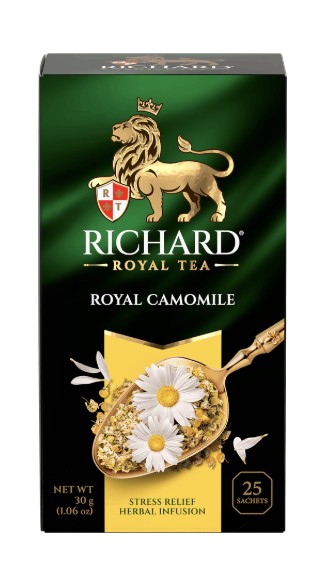 Ричард Роял 25пак*2г*12шт Camomile. Stress Relief" фрукт.-трав (П-108,Р-12)