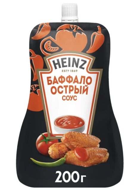 Соус (Хайнц) 200г 1х14 Баффало острый Дой-пак (133)