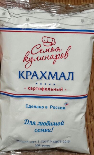 Крахмал 300гр/25 шт. Семья Кулинаров