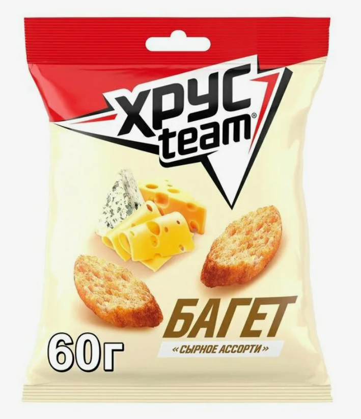 Хрустим 60г. 1х24 Сырное Ассорти