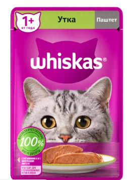 Вискас Паштет Утка 75г*28