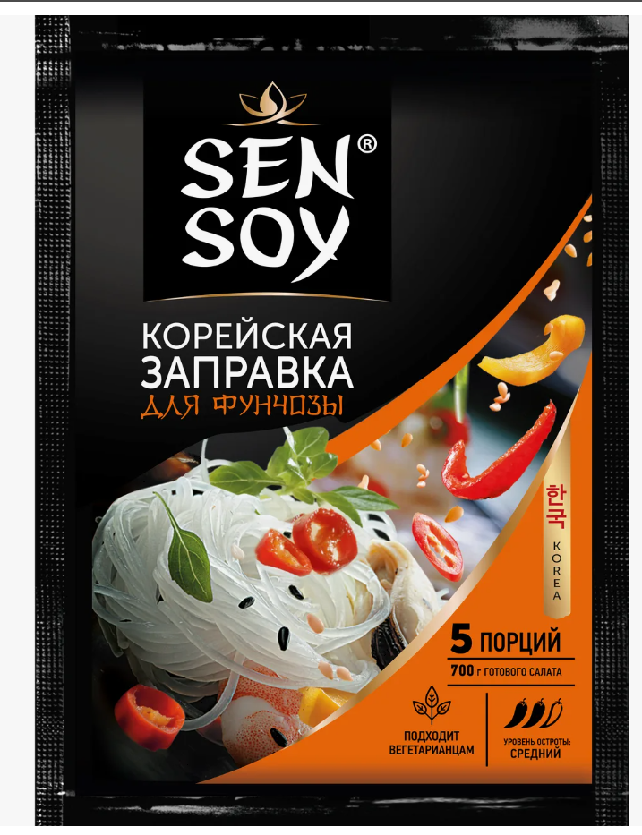 Соус заправка для Фунчозы 80г 1х20 По-Корейски Сэнсой Премиум (П-175 Р-35)