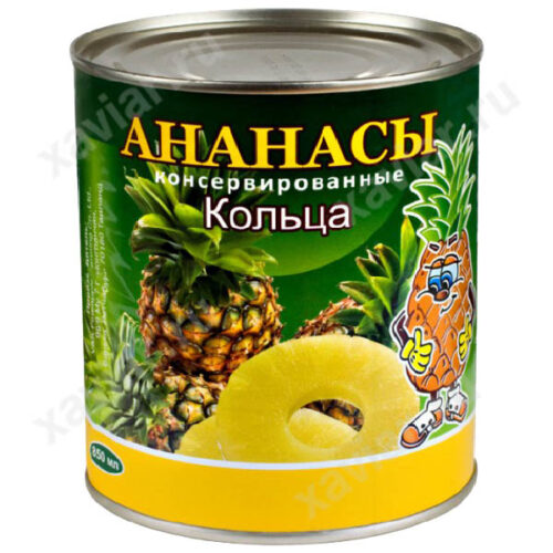 Ананасы Кольцами 24х850мл (БАРКО)
