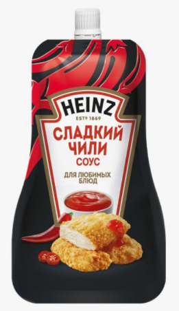 Соус (Хайнц) 200г 1х14 Сладкий чили Дой-пак (133)