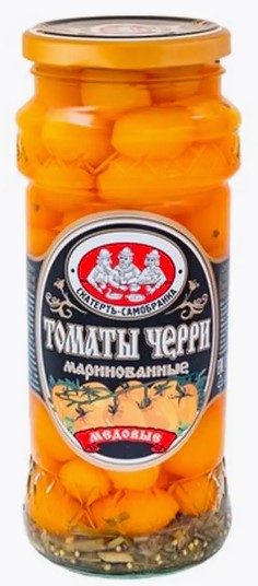 Черри томаты "СКАТЕРТЬ-САМОБРАНКА" медовые с/б 580мл/550г 1уп/12шт
