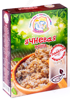 Ячневая крупа (ТД Полновес) в варочных пакетах 5 шт*80 гр*10 Стандарт