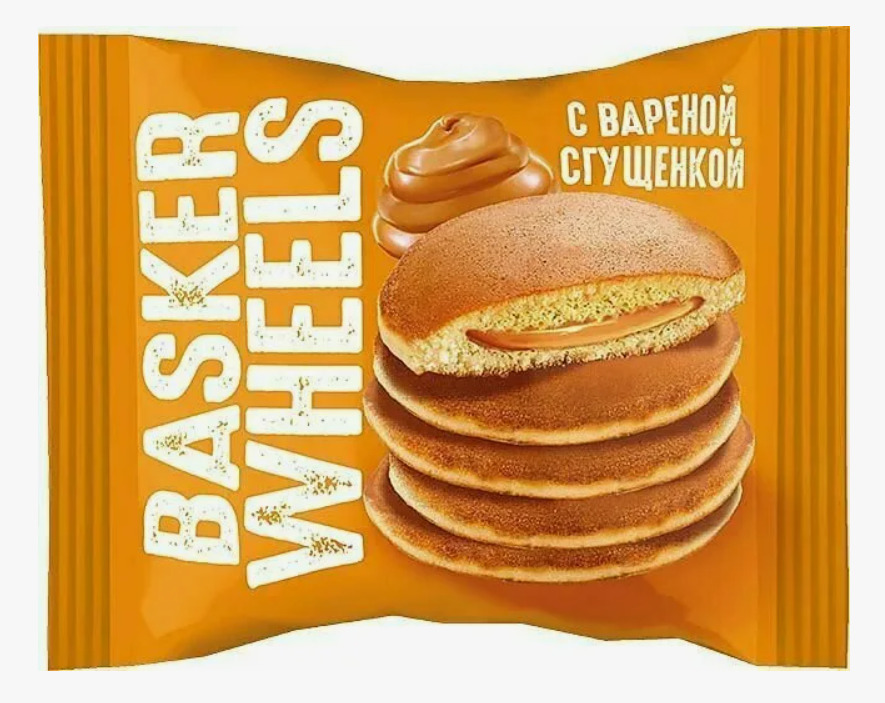 Пирожные бисквитные Pancake с вар.сгущенкой 36г 1/28