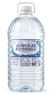 Артезианская питьевая вода "Донская Криница" 5л (4) ПЭТ